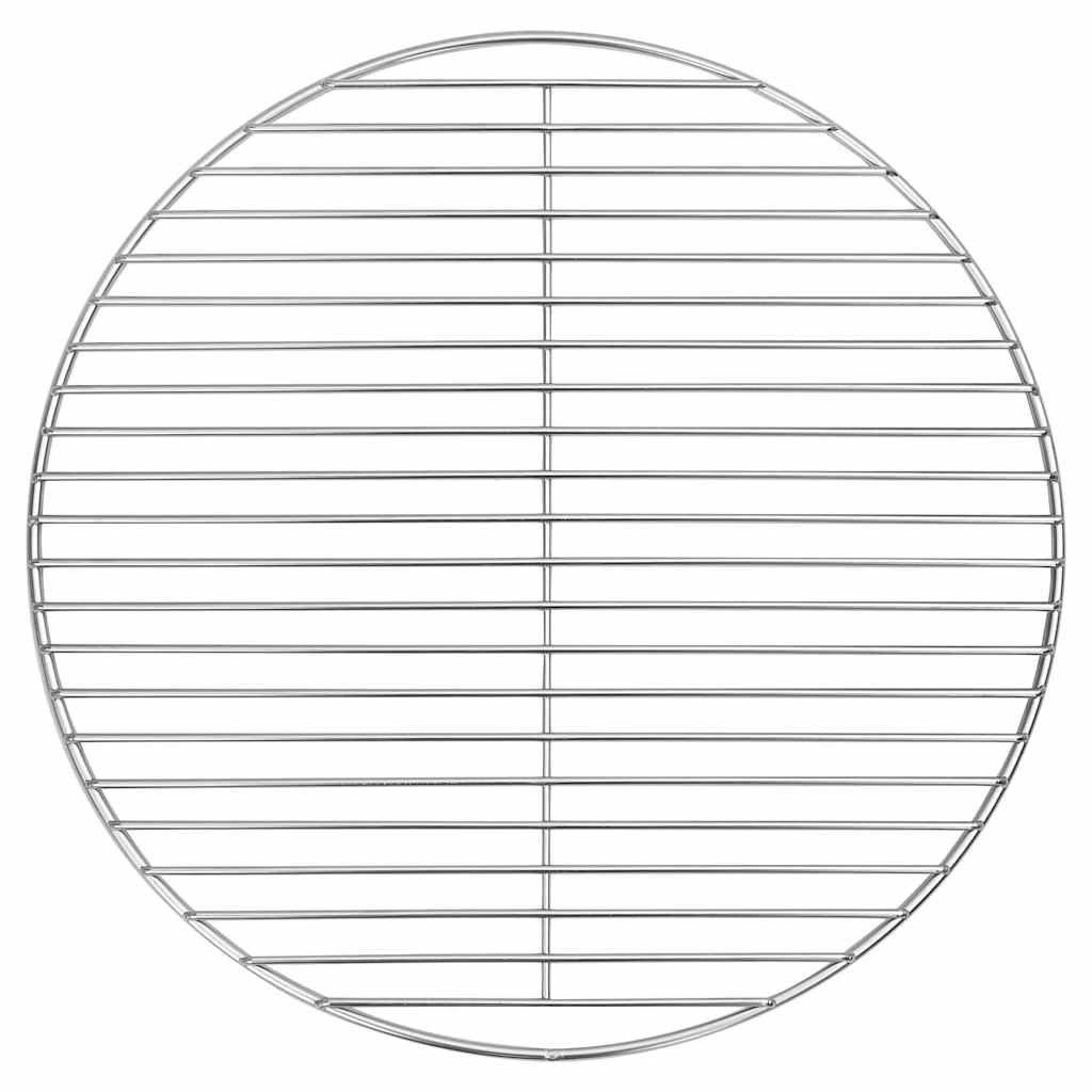 vidaXL Ruszt do grilla Srebrny 43 x 43 cm Stal nierdzewna