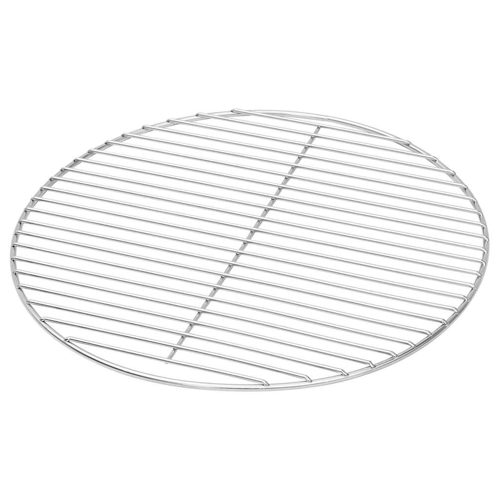 vidaXL Ruszt do grilla Srebrny 43 x 43 cm Stal nierdzewna