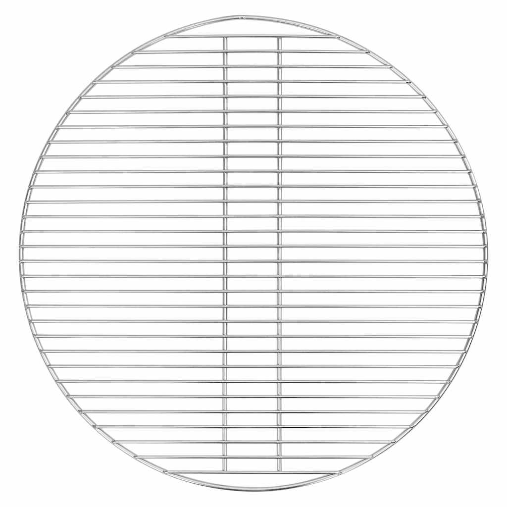 vidaXL Ruszt do grilla Srebrny 57 x 57 cm Stal nierdzewna
