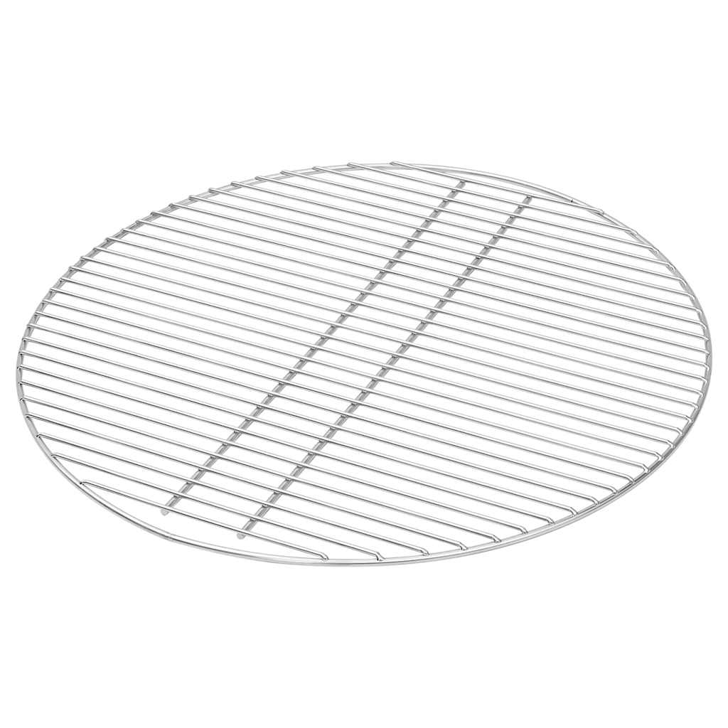 vidaXL Ruszt do grilla Srebrny 57 x 57 cm Stal nierdzewna