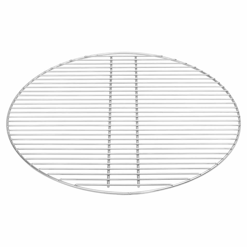 vidaXL Ruszt do grilla Srebrny 57 x 57 cm Stal nierdzewna