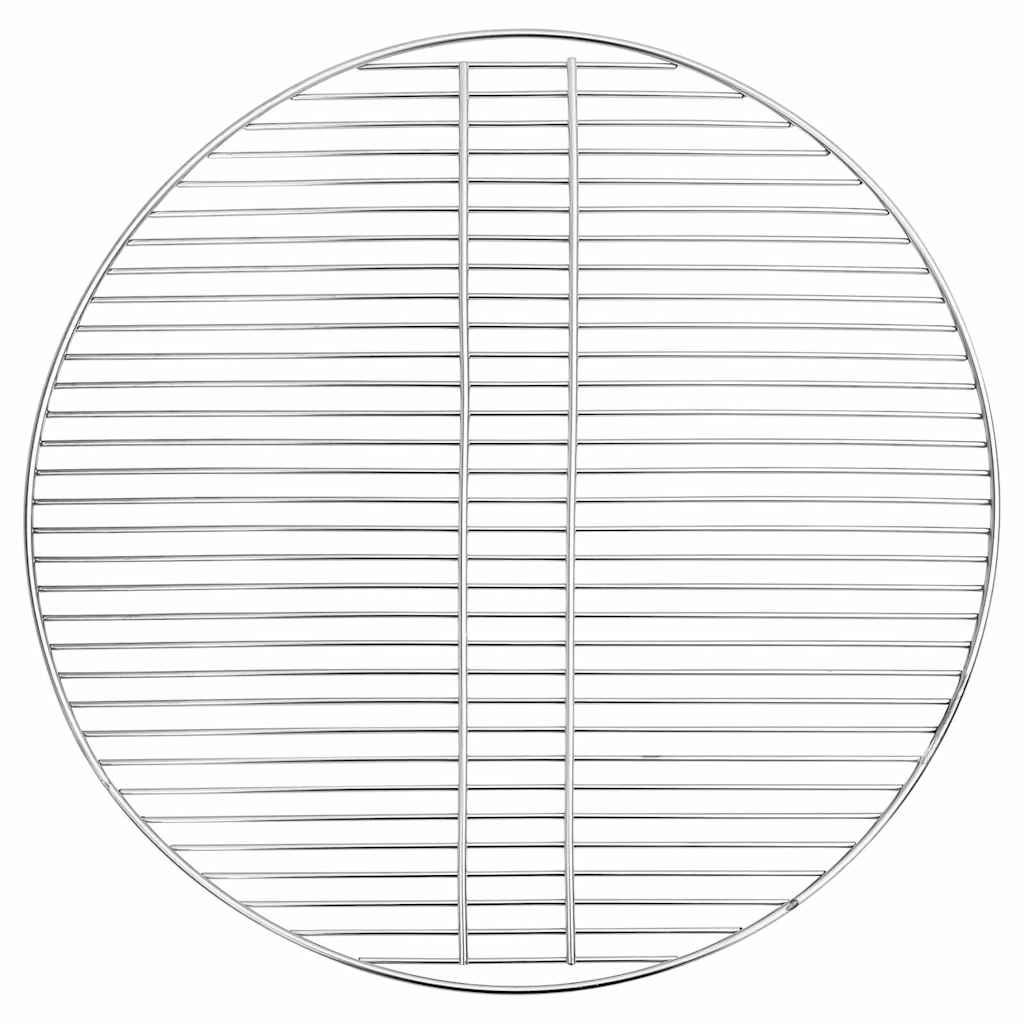 vidaXL Ruszt do grilla Srebrny 60 x 60 cm Stal nierdzewna