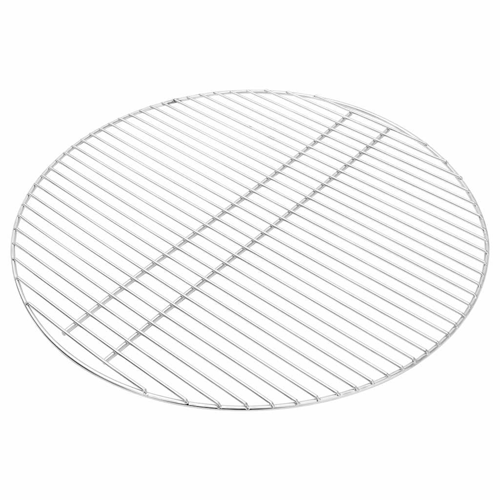 vidaXL Ruszt do grilla Srebrny 60 x 60 cm Stal nierdzewna
