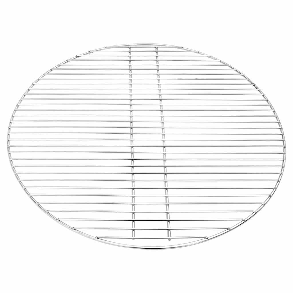 vidaXL Ruszt do grilla Srebrny 60 x 60 cm Stal nierdzewna