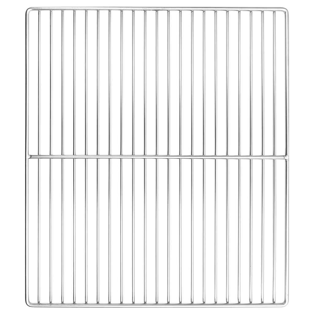 vidaXL Ruszt grillowy Srebrny 45 x 40 cm Stal nierdzewna