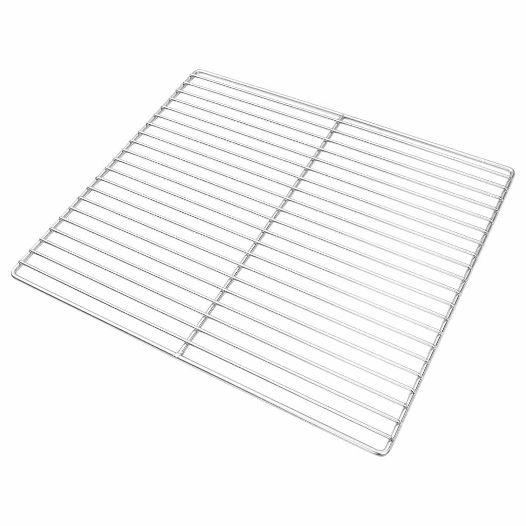 vidaXL Ruszt grillowy Srebrny 45 x 40 cm Stal nierdzewna