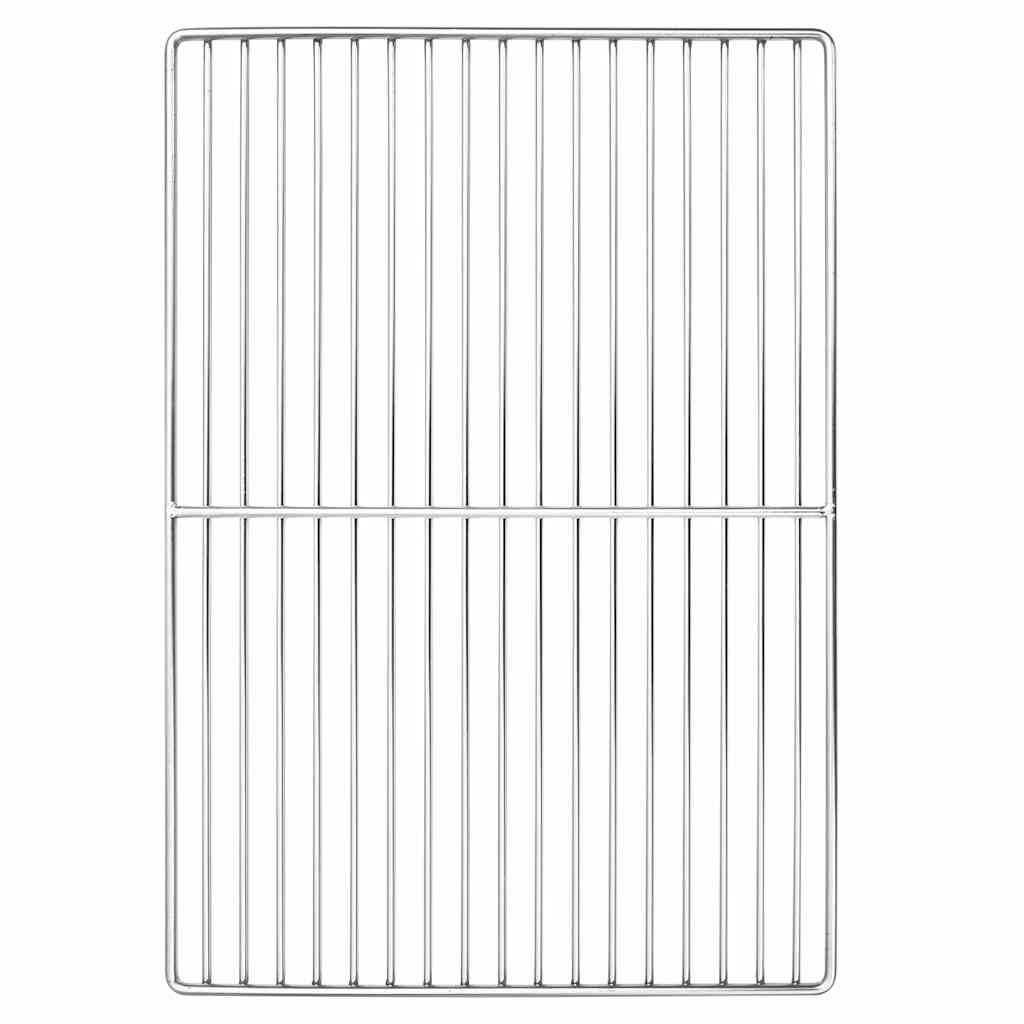 vidaXL Ruszt grillowy Srebrny 47 x 32,5 cm Stal nierdzewna