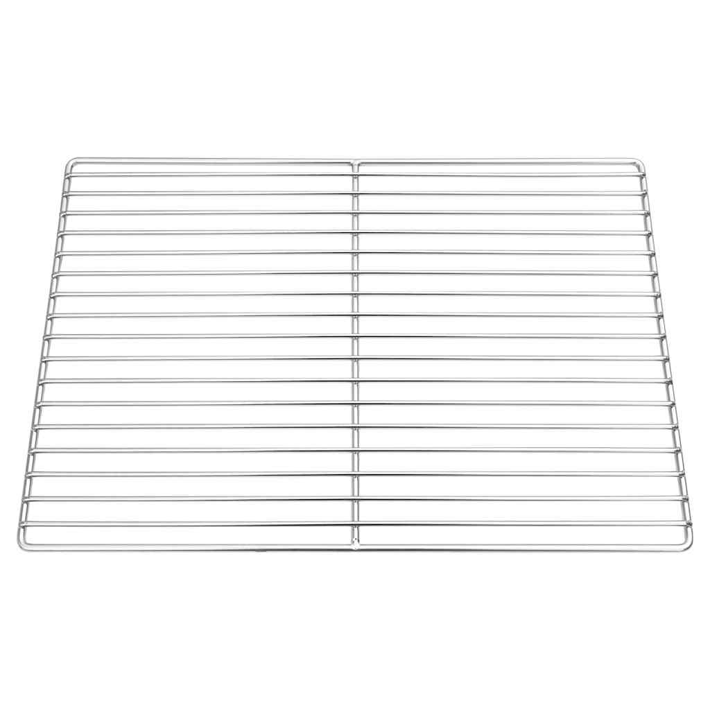 vidaXL Ruszt grillowy Srebrny 47 x 32,5 cm Stal nierdzewna