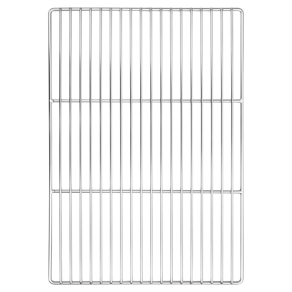 vidaXL Ruszt grillowy Srebrny 50 x 35 cm Stal nierdzewna