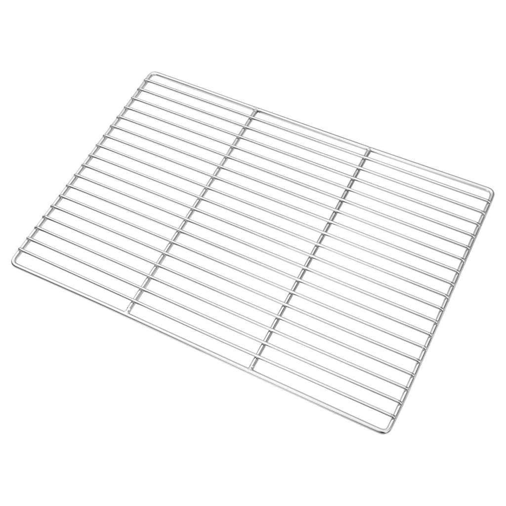 vidaXL Ruszt grillowy Srebrny 50 x 35 cm Stal nierdzewna