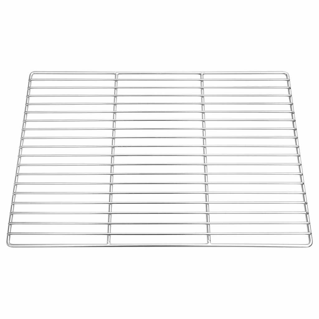 vidaXL Ruszt grillowy Srebrny 50 x 35 cm Stal nierdzewna
