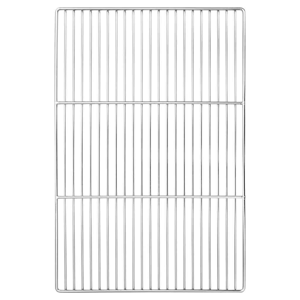 vidaXL Ruszt grillowy Srebrny 60 x 40 cm Stal nierdzewna