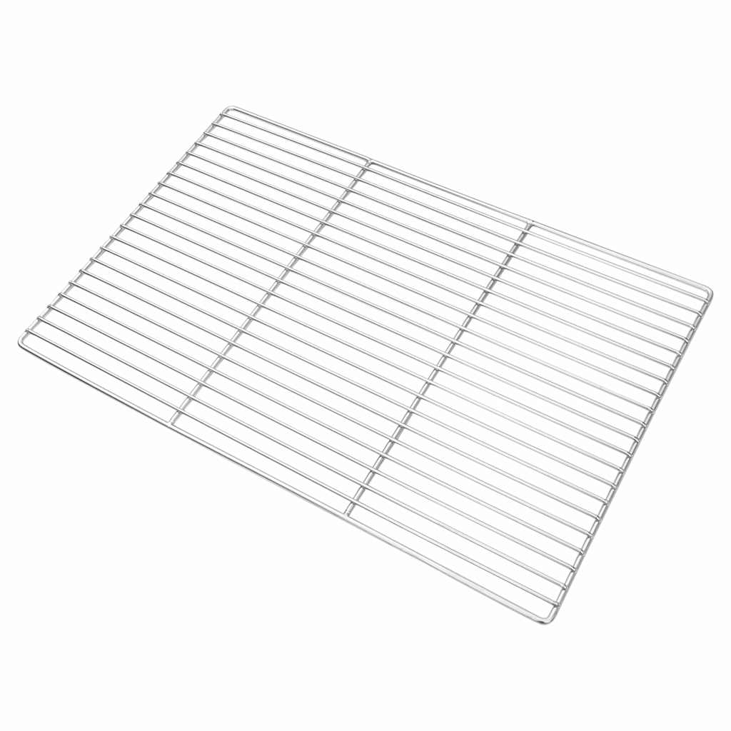 vidaXL Ruszt grillowy Srebrny 60 x 40 cm Stal nierdzewna