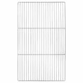 vidaXL Ruszt grillowy Srebrny 67 x 40 cm Stal nierdzewna
