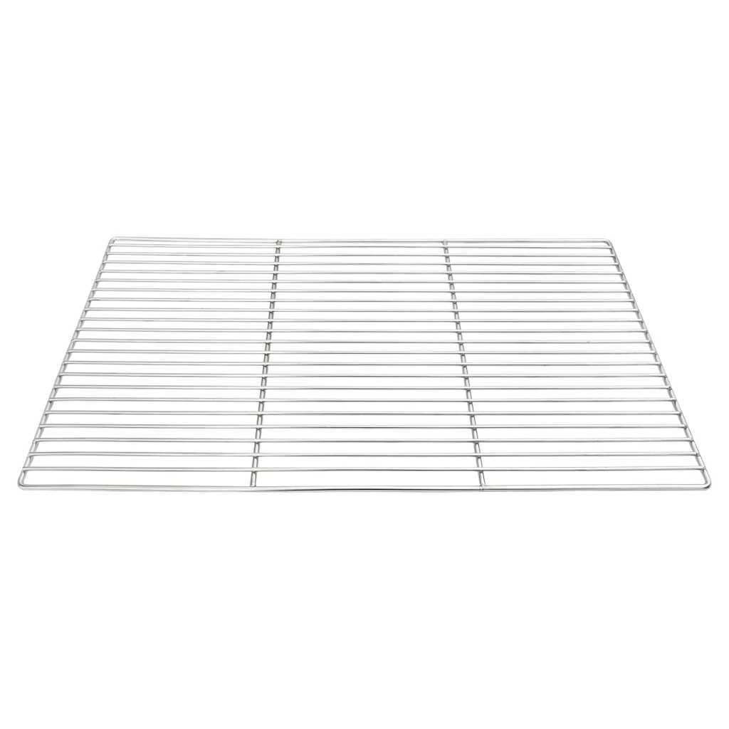 vidaXL Ruszt grillowy Srebrny 67 x 40 cm Stal nierdzewna