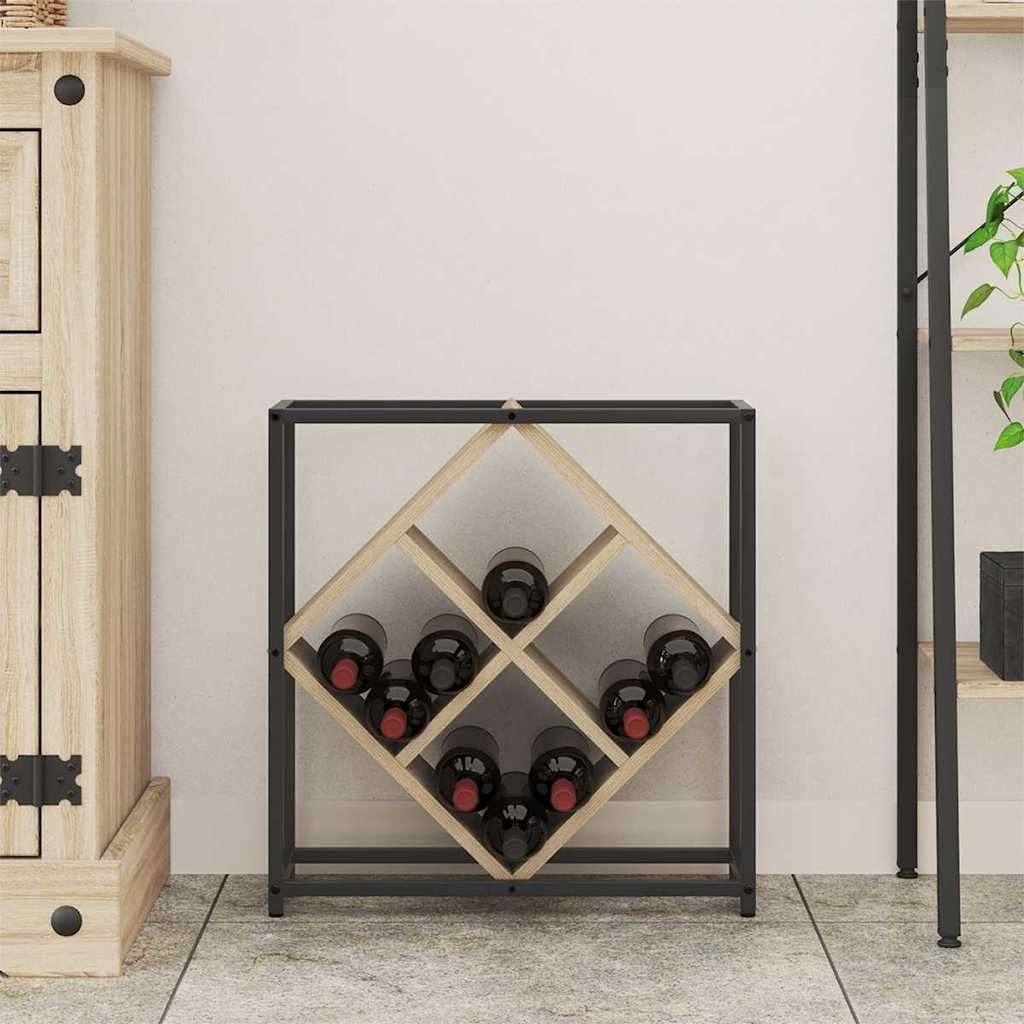 vidaXL Regał na wino Dąb Sonoma 51 x 18 x 52,5 cm