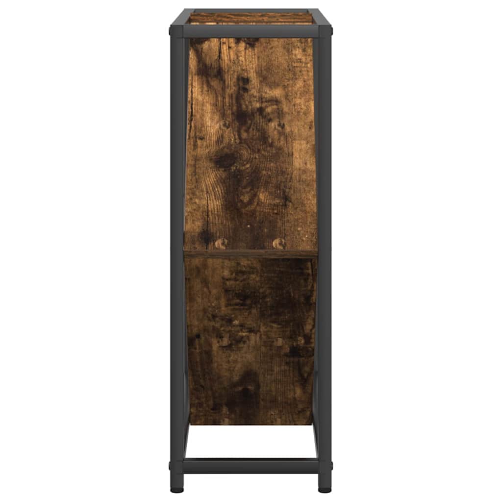 vidaXL Regał na wino Dąb wędzony 51 x 18 x 52,5 cm