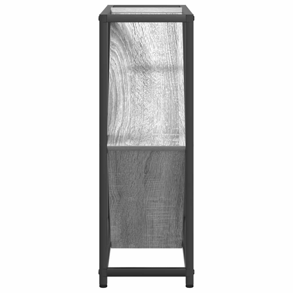 vidaXL Regał na wino Szary Sonoma 51 x 18 x 52,5 cm