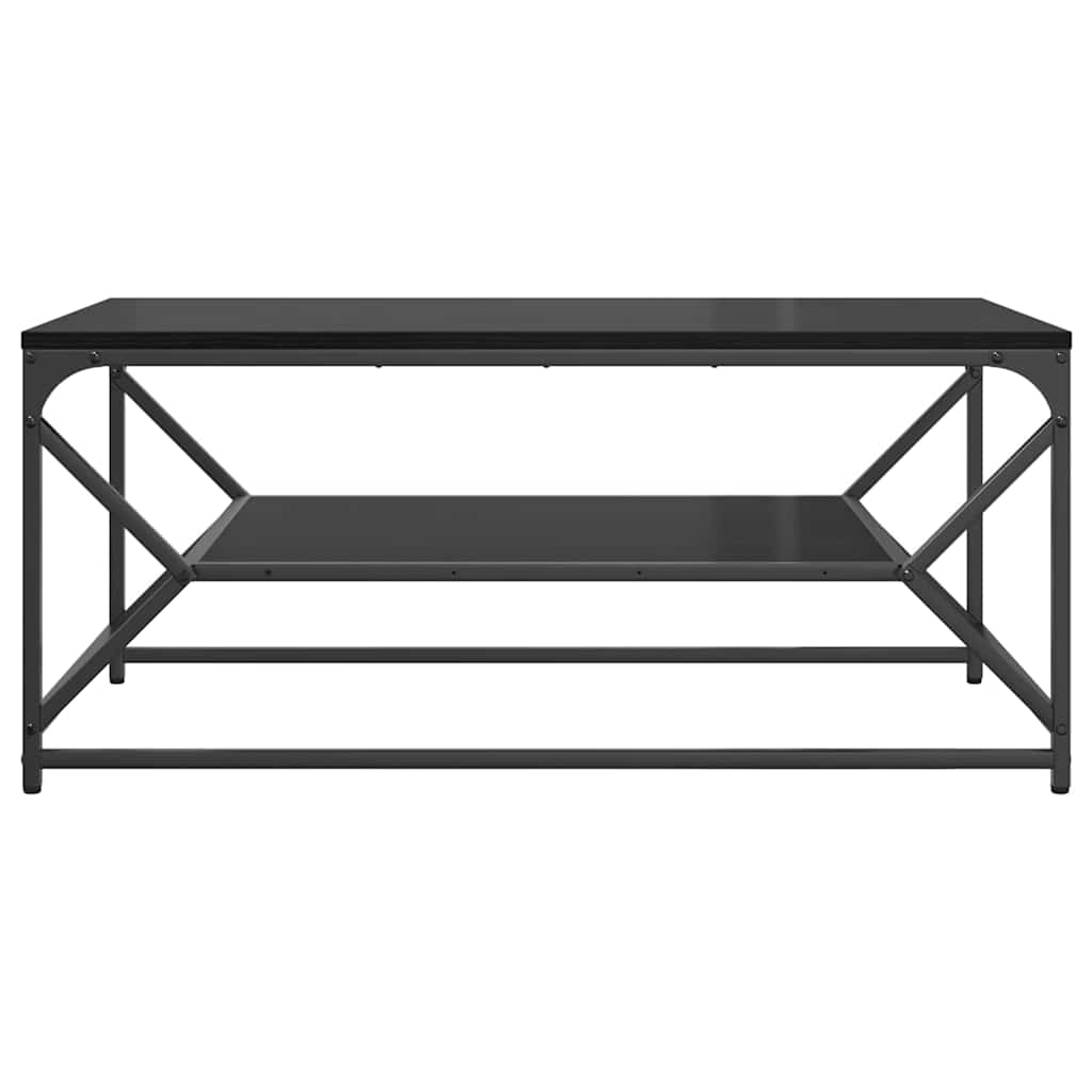 vidaXL Stolik kawowy Czarny Dąb 90 x 50 x 40 cm