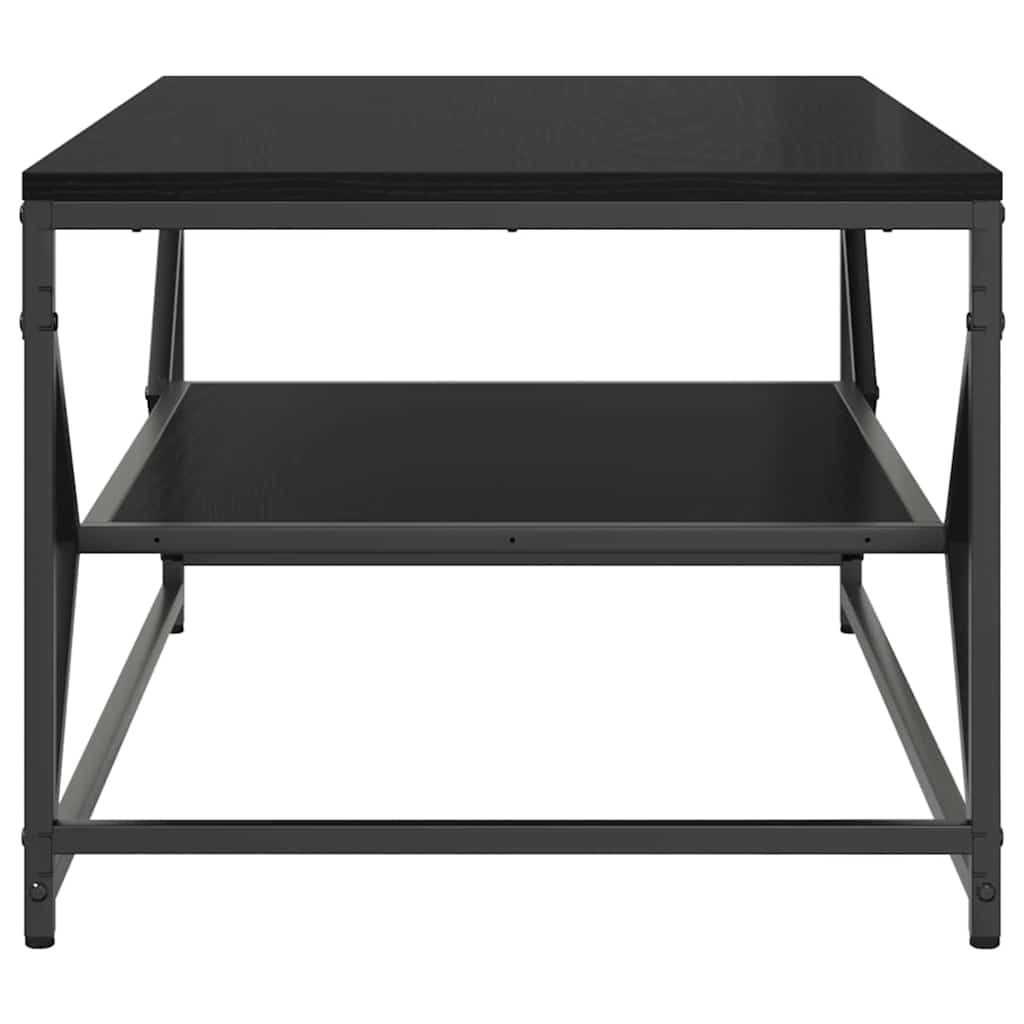 vidaXL Stolik kawowy Czarny Dąb 90 x 50 x 40 cm