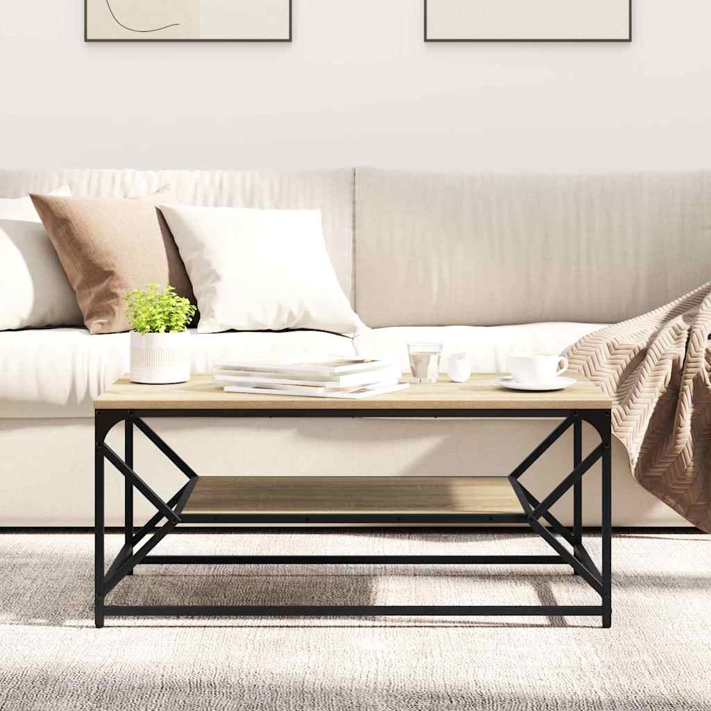 vidaXL Stolik kawowy Dąb Sonoma 90 x 50 x 40 cm