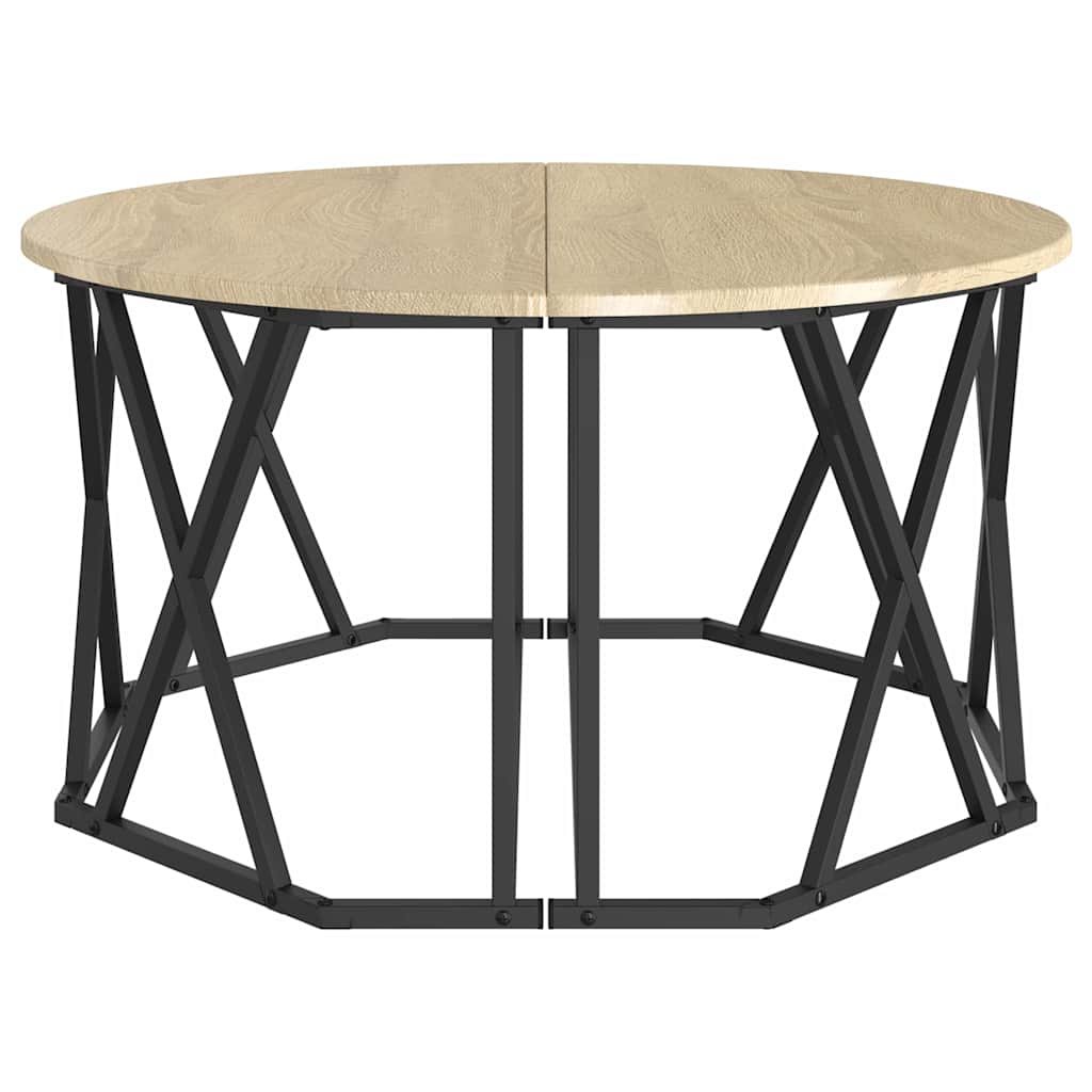 vidaXL Stolik kawowy Dąb Sonoma 80 x 80 x 42 cm
