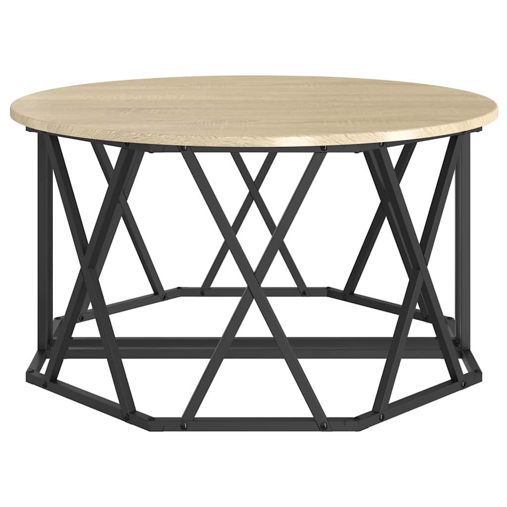 vidaXL Stolik kawowy Dąb Sonoma 80 x 80 x 42 cm