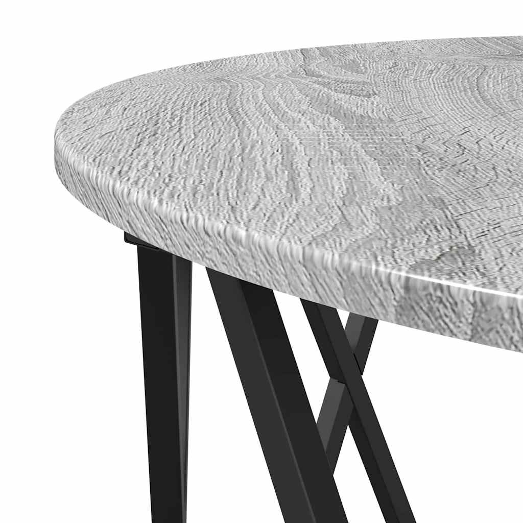vidaXL Stolik kawowy Szary Sonoma 80 x 80 x 42 cm
