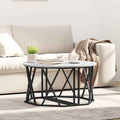 vidaXL Stolik kawowy Szary Sonoma 80 x 80 x 42 cm