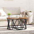 vidaXL Stolik kawowy Stare drewno 80 x 80 x 42 cm