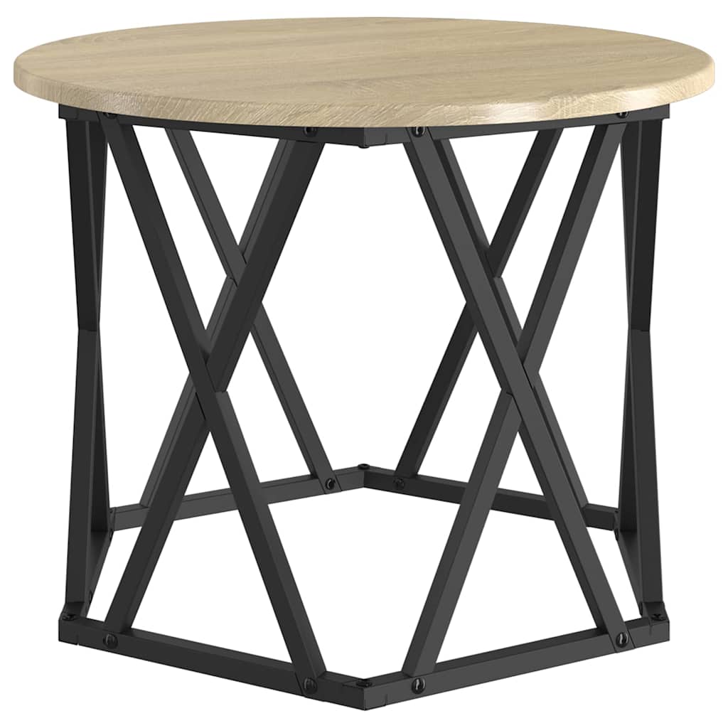 vidaXL Stolik boczny do nestingu 3 pcs Dąb Sonoma