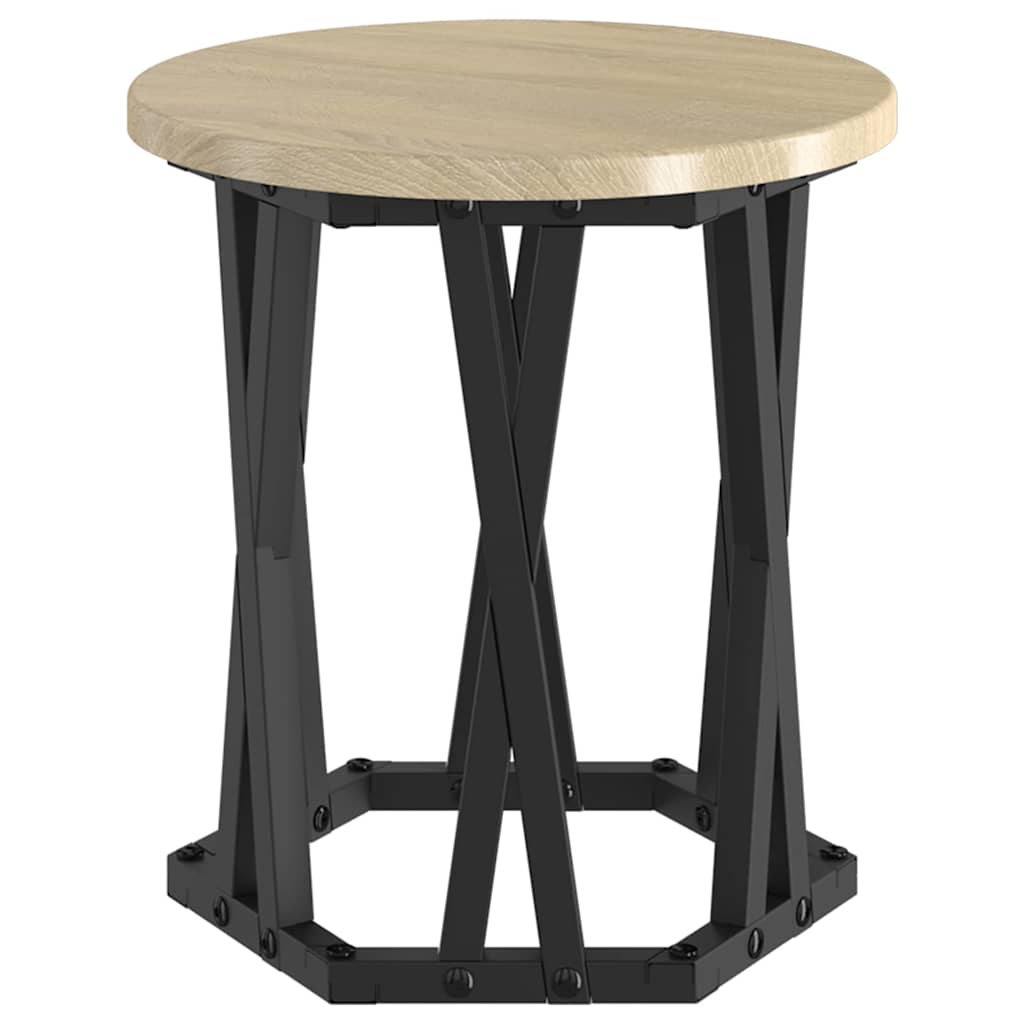 vidaXL Stolik boczny do nestingu 3 pcs Dąb Sonoma
