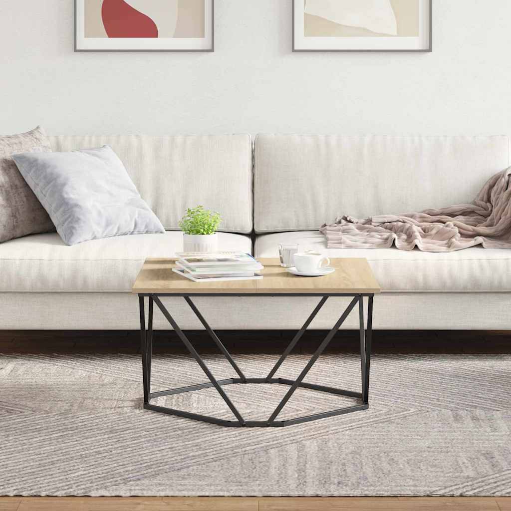 vidaXL Stolik kawowy Dąb Sonoma 80 x 80 x 45 cm