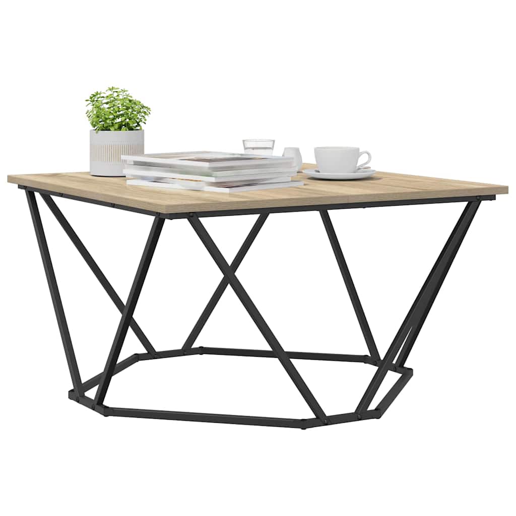 vidaXL Stolik kawowy Dąb Sonoma 80 x 80 x 45 cm