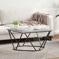 vidaXL Stolik kawowy Szary Sonoma 80 x 80 x 45 cm