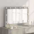 vidaXL Lustro toaletowe Prostokątny Betonowy szary 80 x 55 x 18 cm