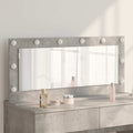 vidaXL Lustro toaletowe Prostokątny Betonowy szary 100 x 45 x 18 cm