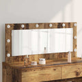 vidaXL Lustro toaletowe Prostokątny Stare drewno 100 x 45 x 18 cm