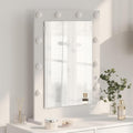 vidaXL Lustro toaletowe Prostokątny Z lustrem Biały 70 x 50 x 18 cm