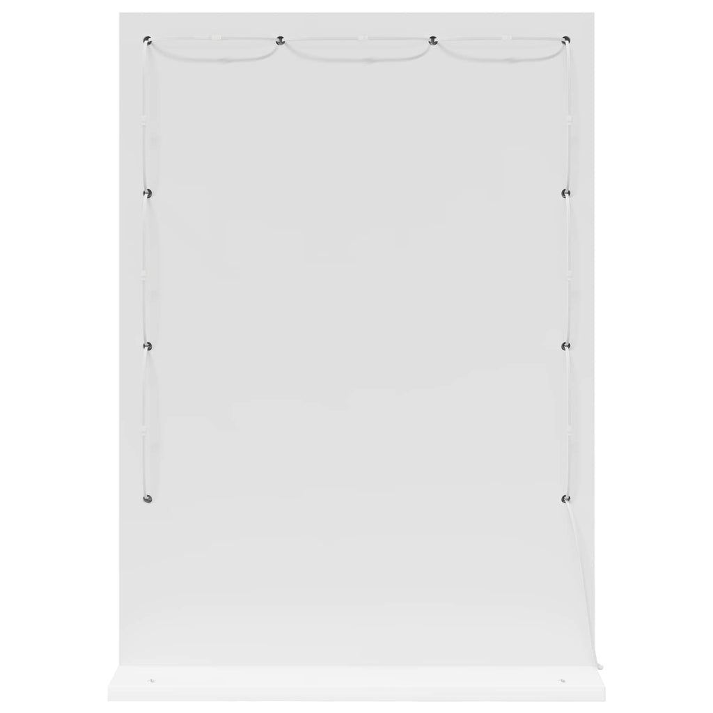 vidaXL Lustro toaletowe Prostokątny Z lustrem Biały 70 x 50 x 18 cm