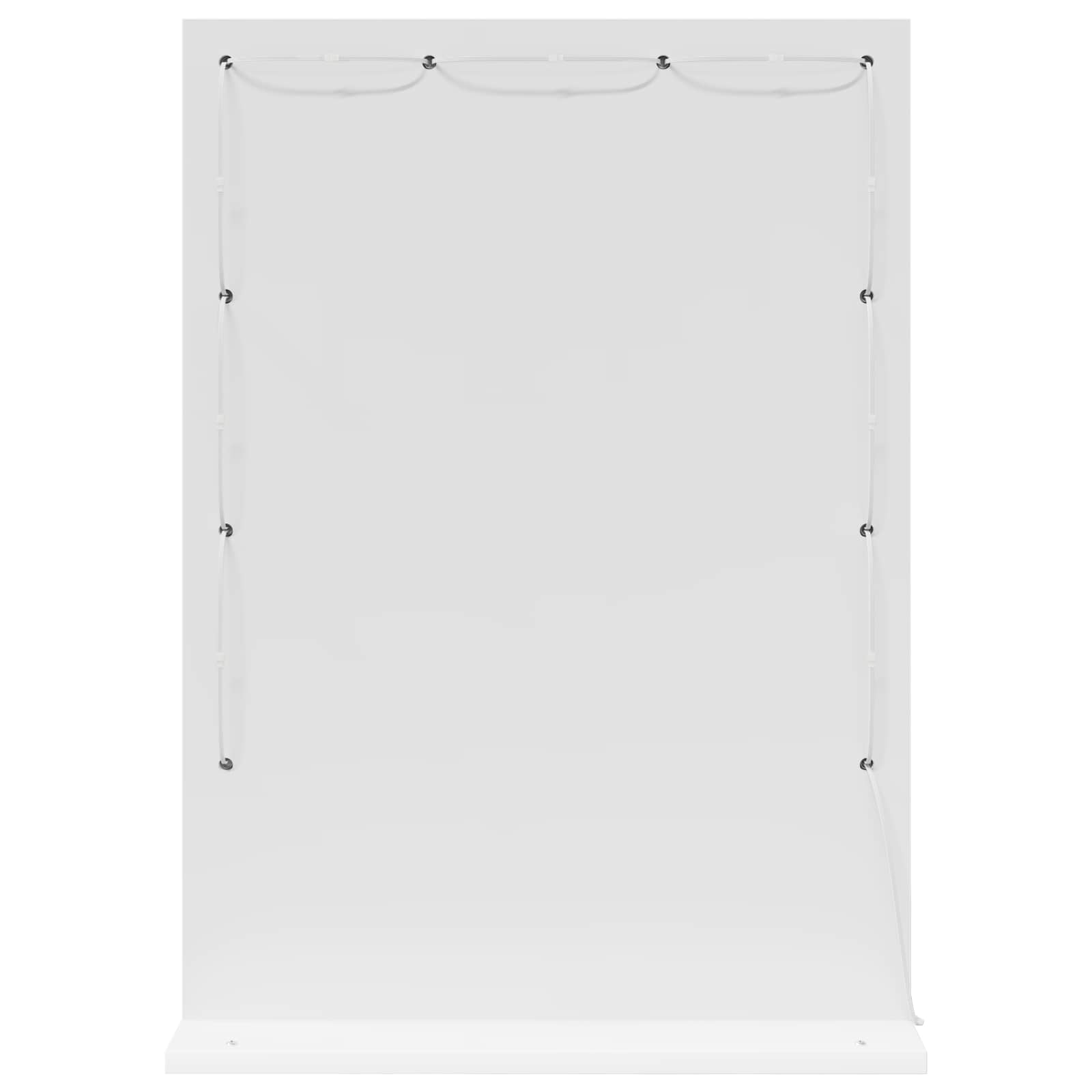 vidaXL Lustro toaletowe Prostokątny Z lustrem Biały 70 x 50 x 18 cm