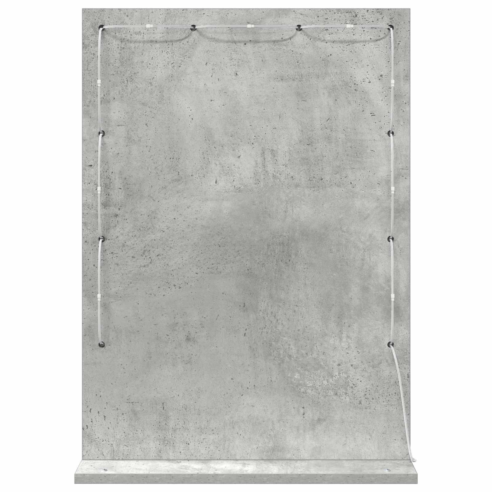 vidaXL Lustro toaletowe Prostokątny Betonowy szary 70 x 50 x 18 cm