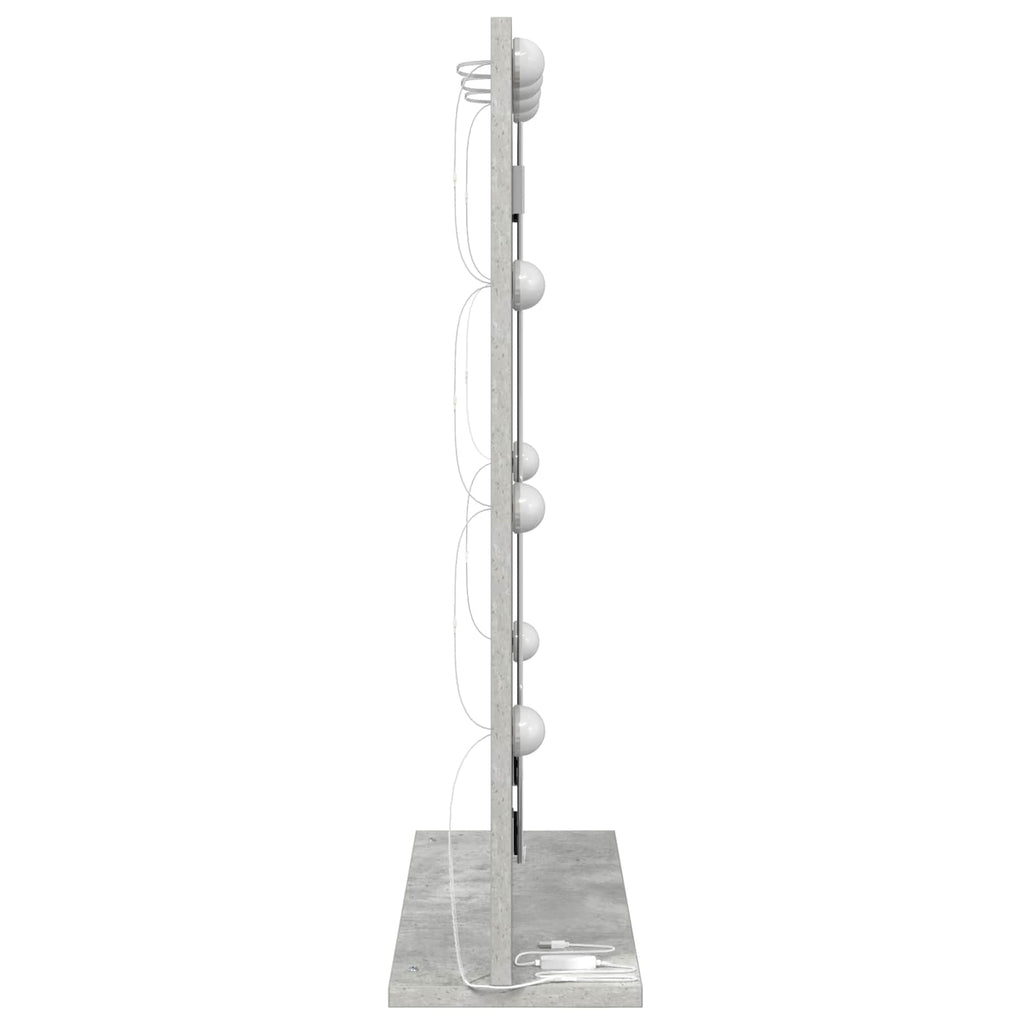 vidaXL Lustro toaletowe Prostokątny Betonowy szary 70 x 50 x 18 cm
