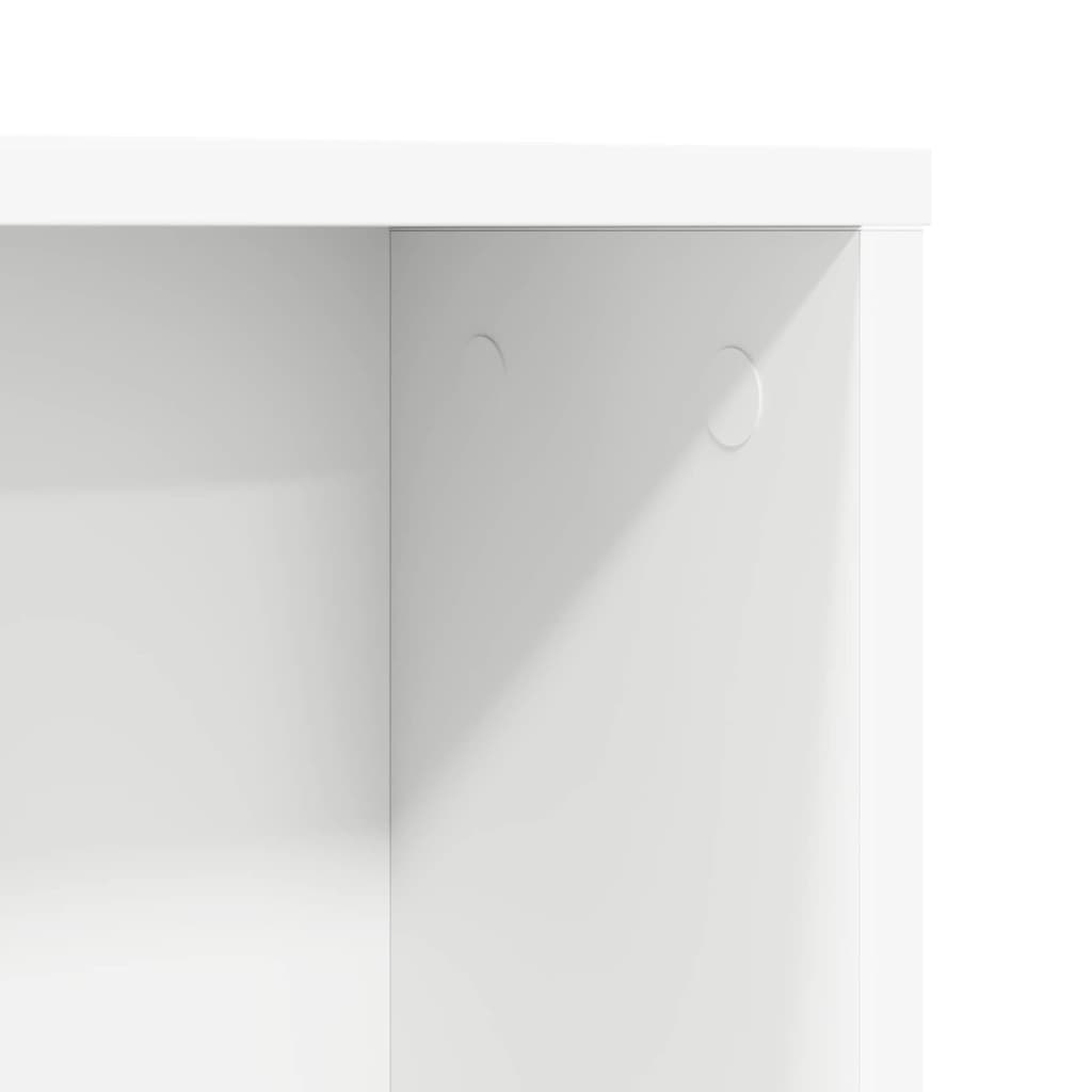 vidaXL Biurko z półką Biały 91 x 50 x 149 cm Materiał drewnopochodny