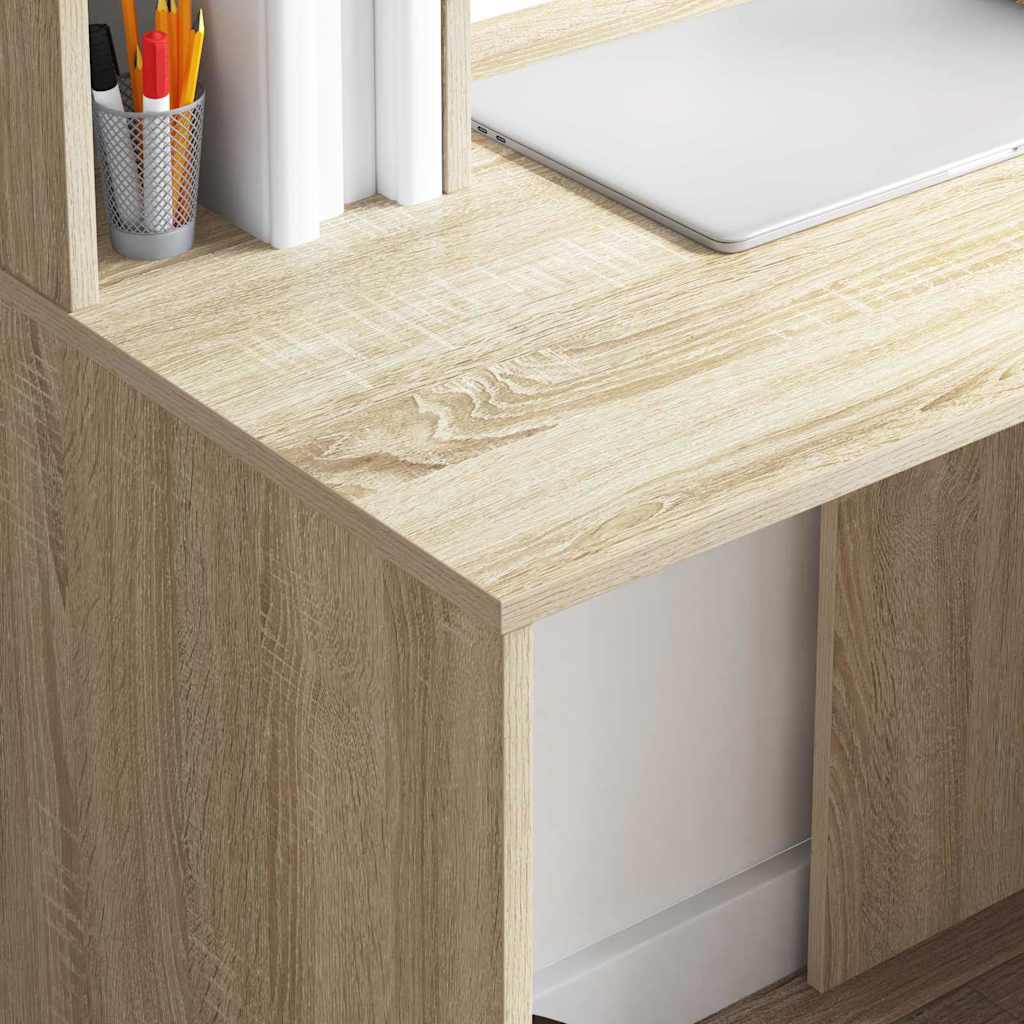 vidaXL Biurko Dąb Sonoma 91 x 50 x 149 cm Materiał drewnopochodny