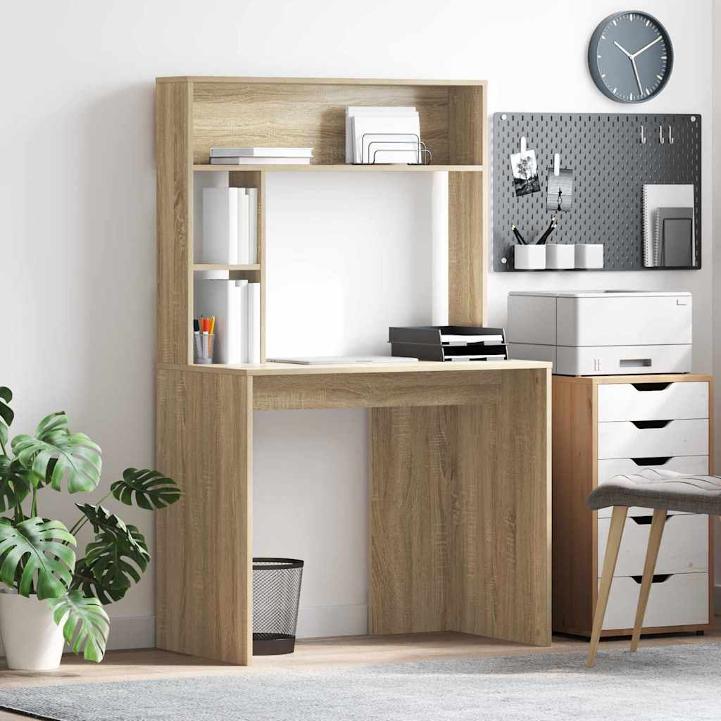 vidaXL Biurko Dąb Sonoma 91 x 50 x 149 cm Materiał drewnopochodny