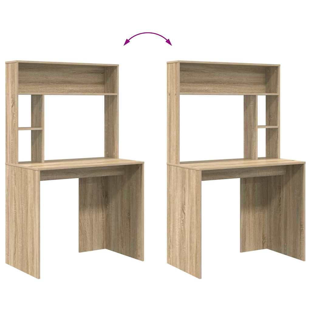 vidaXL Biurko Dąb Sonoma 91 x 50 x 149 cm Materiał drewnopochodny