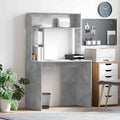 vidaXL Biurko Betonowy szary 91 x 50 x 149 cm Materiał drewnopochodny