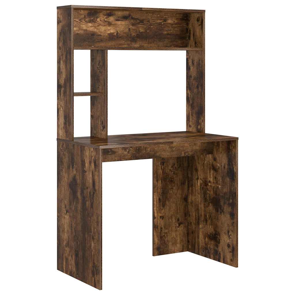 vidaXL Biurko Dąb wędzony 91 x 50 x 149 cm Materiał drewnopochodny