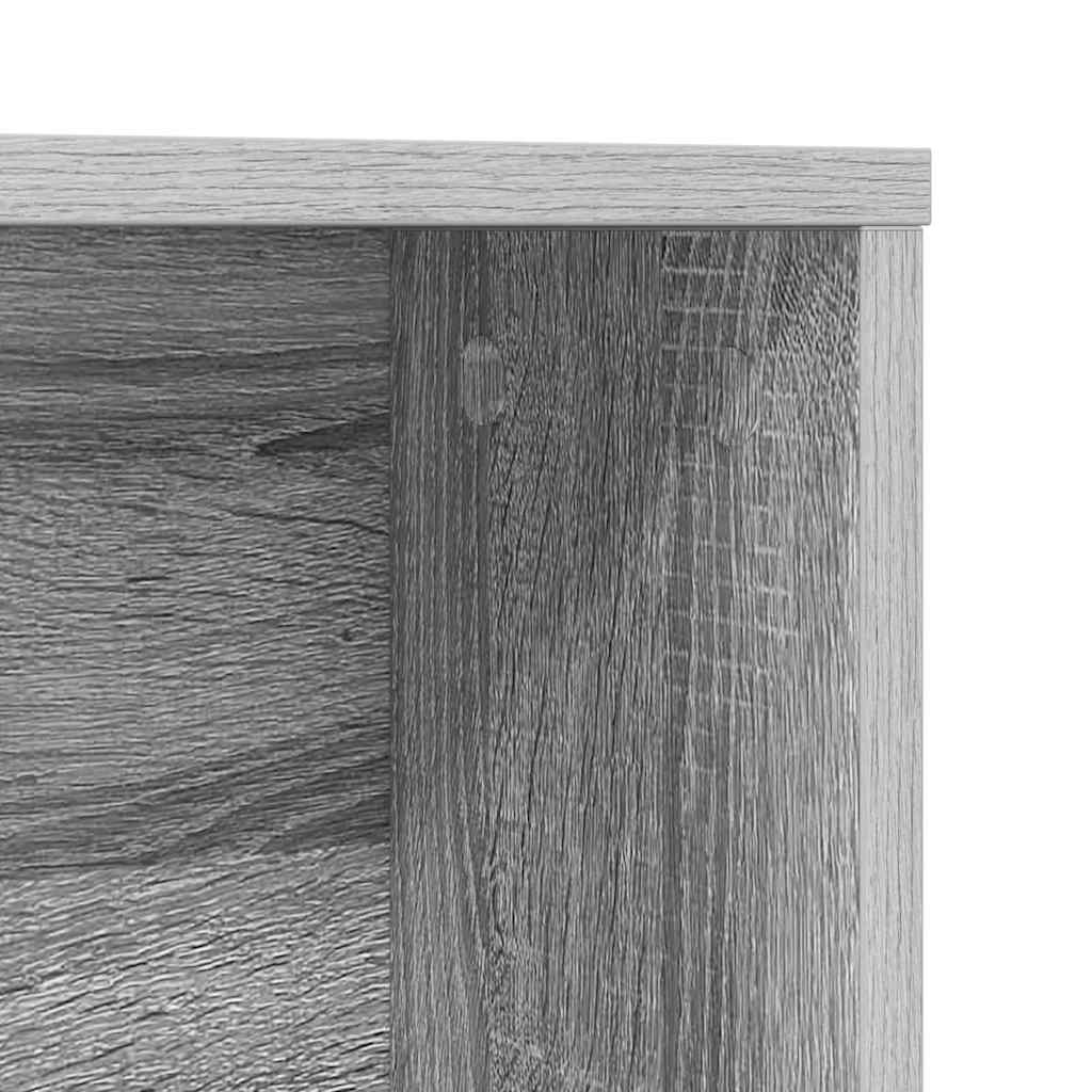 vidaXL Biurko Szary Sonoma 91 x 50 x 149 cm Materiał drewnopochodny